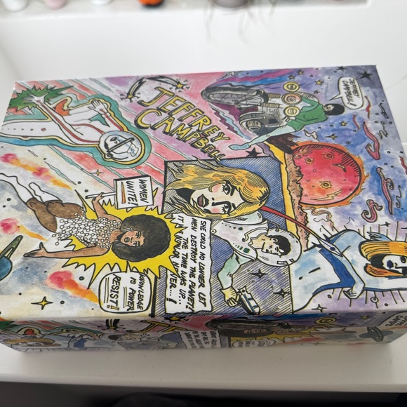 Jeffrey Campbell Glossy Red Heels - Picture 7 of 9